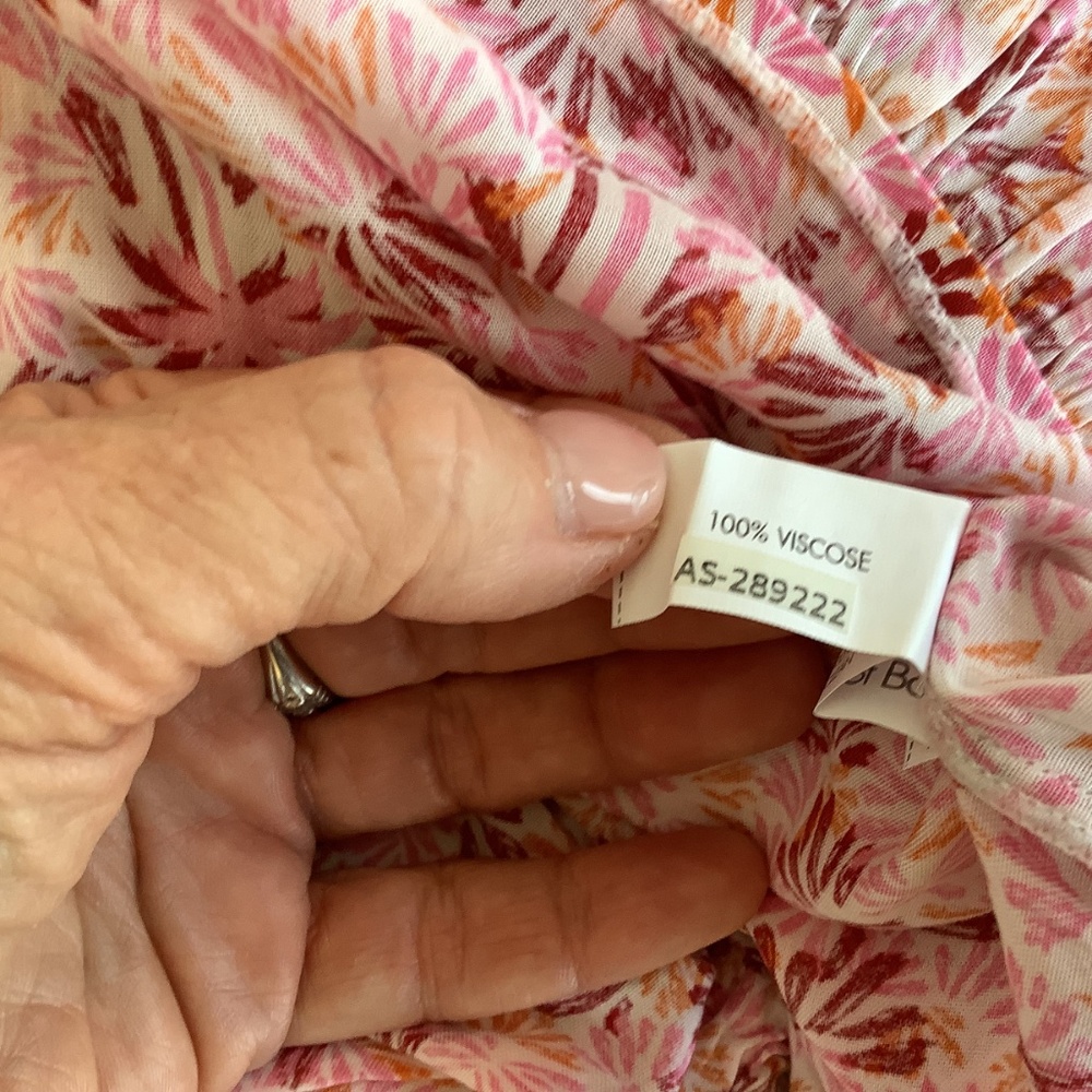 Poupette St Barth Soledad On/Off-The-Shoulder Smocked Midi-Dress Pink Size Large - Picture 11 of 16